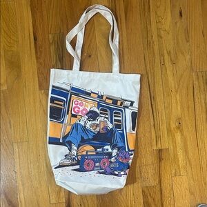 Dunkin x Knicks collab tote bag madsteez